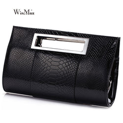 Luxury high quality women evening bag famous Brand lady alligator Leather casual clutches party mianudiere bolsos de mano fiesta