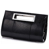 Luxury high quality women evening bag famous Brand lady alligator Leather casual clutches party mianudiere bolsos de mano fiesta