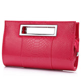 Luxury high quality women evening bag famous Brand lady alligator Leather casual clutches party mianudiere bolsos de mano fiesta