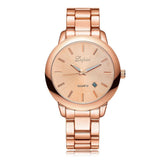 New Arrive Women Gold Steel Bracelet Watch Luxury Sport Quartz Wristwatch Crystal Women Dress Jewelry Electronic Business Watch