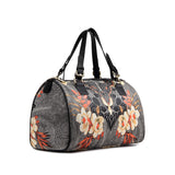 REALER Brand women handbag with floral print tote bag large capacity PU leather travel bags ladies purse