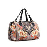 REALER Brand women handbag with floral print tote bag large capacity PU leather travel bags ladies purse