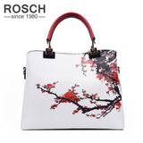 2016 Luxury Brand Women Handbags Floral Printed Designer High Quality Top-Handle Tote Bag for Ladies Fashion Female Shoulder Bag