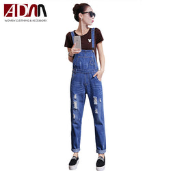 ADM 2015 Brand New Jeans Women Loose Style Fall Auturm Leasure Jeans Femme Boyfriend Jeans For Women