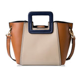 JESSIE&JANE Designer Brand  Leather Top-handle bags Panelled Shoulder bags Jessie Style 1039