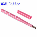 1pcs Automatic Eyebrow Pencil Women Ladies Waterproof  Eye Brow Liner Powder Shaper Makeup Tool 5 Colors