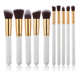 2016 New 10Pcs Professional Cosmetic Makeup Tool Brush Brushes Set Powder Eyeshadow Eyeliner Lip Brush Set