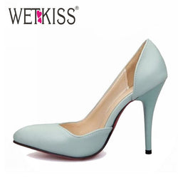 New Arrived Spring Fashion Elegant Women High heel Shoes  Pointed toe  Pumps Causal/Party/Wedding Solid Pumps Women Shoes